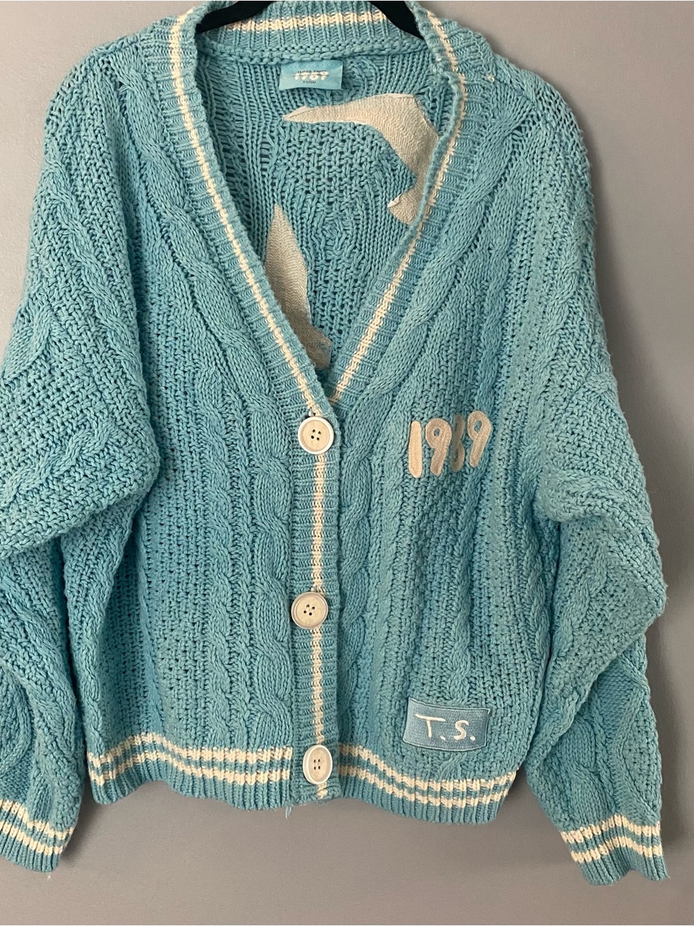 Taylor Swift 1989 Cable Knit oversized Cardigan